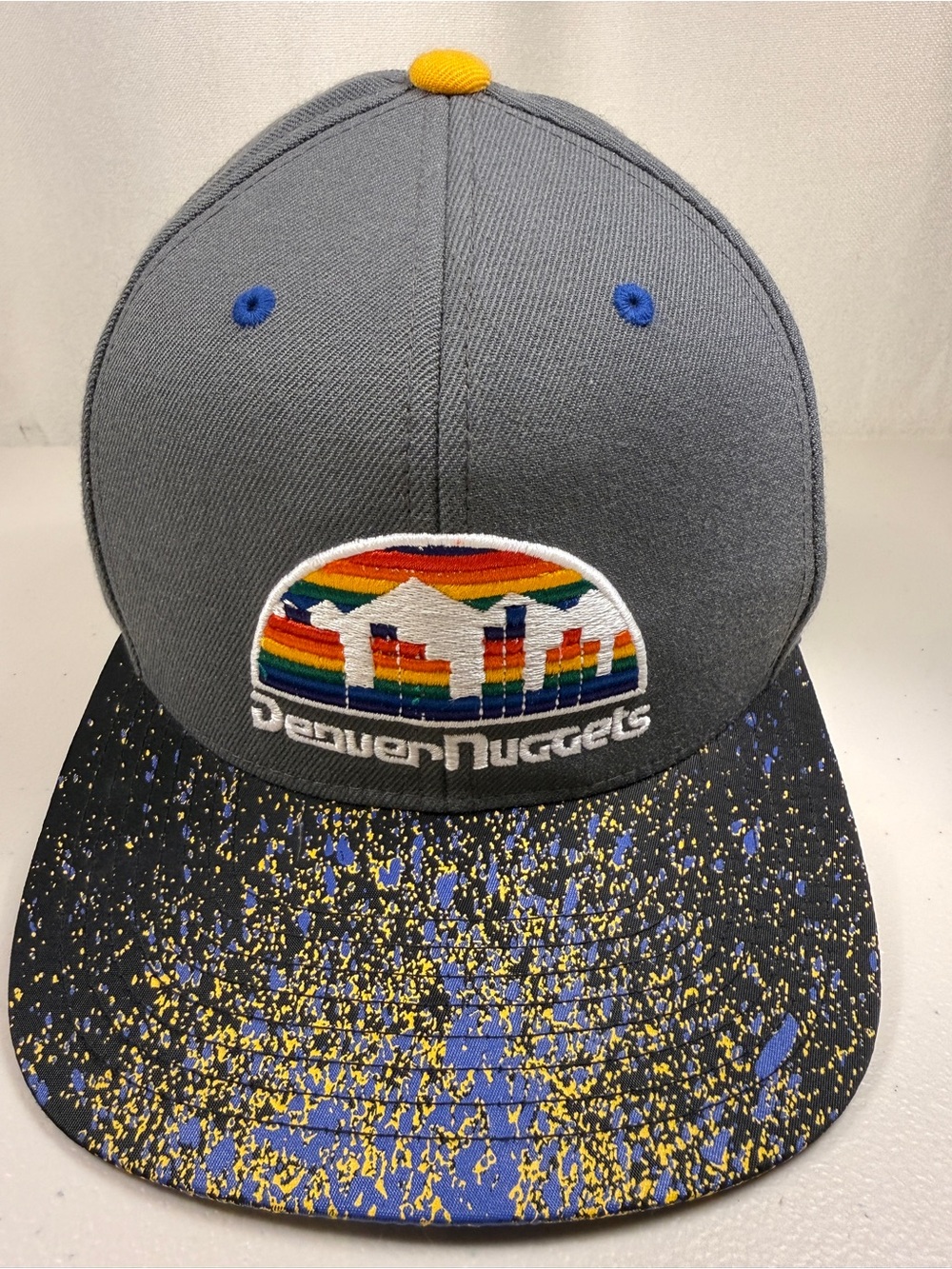 Mitchell & Ness Denver Nuggets Snapback NBA Hardwood Classics Rainbow Skyline